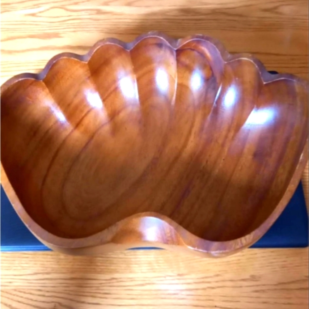 Vintage Monkey Pod Wood Salad bowl